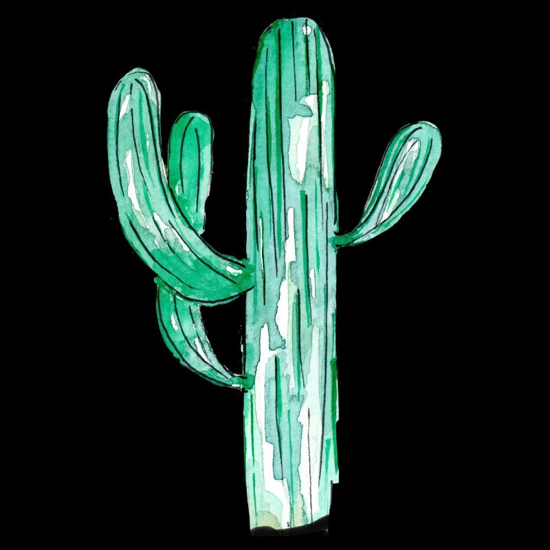 Cactus aquarelle