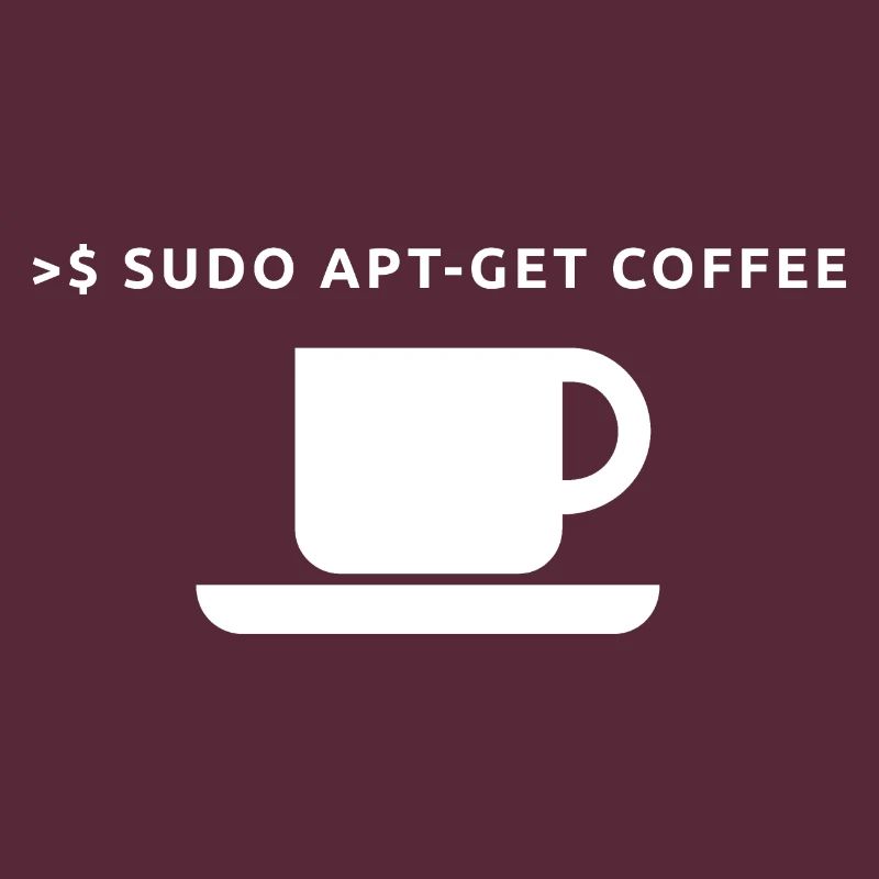 Lustiges Linux Kaffee Admin Shirt Pinguin Coder