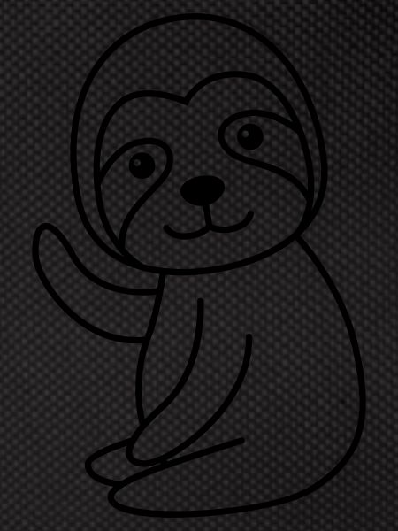 Sloth Comic Animal