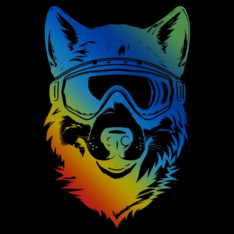 Ski Wolf Bunt