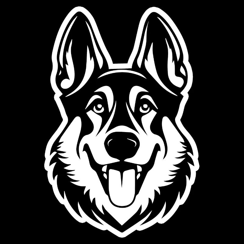 German Shepherd Dog Dog Head