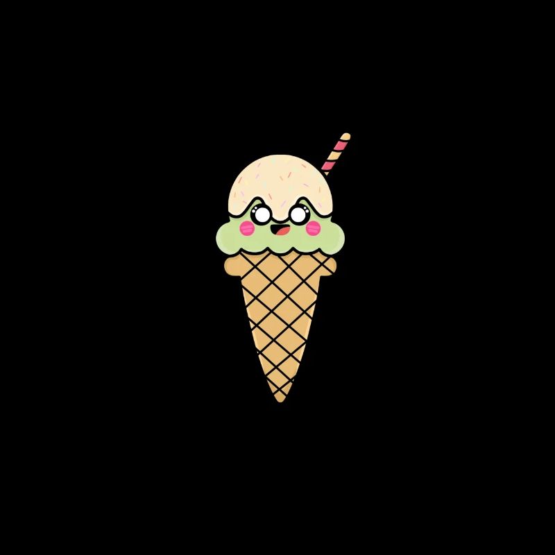 De la glace pour vous rencontrer une idée de cadeau de crème glacée sucrée