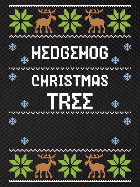 Hedgehog Christmas Tree
