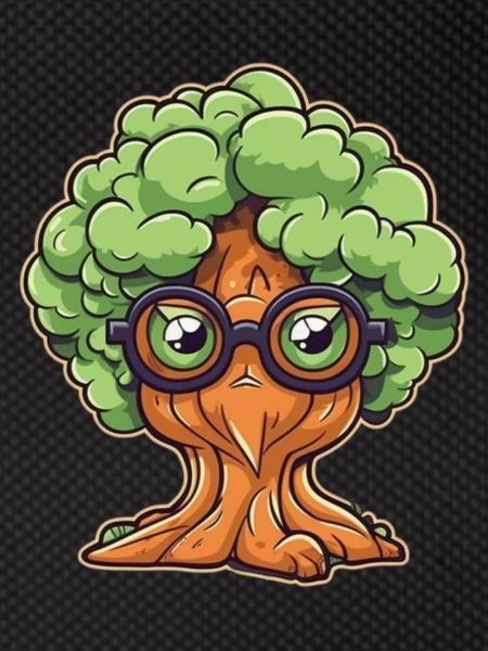 baum mit brille