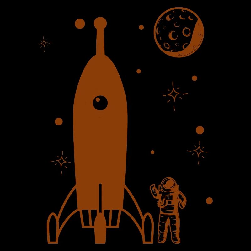 Astronaut - Space - Rocket - Universe
