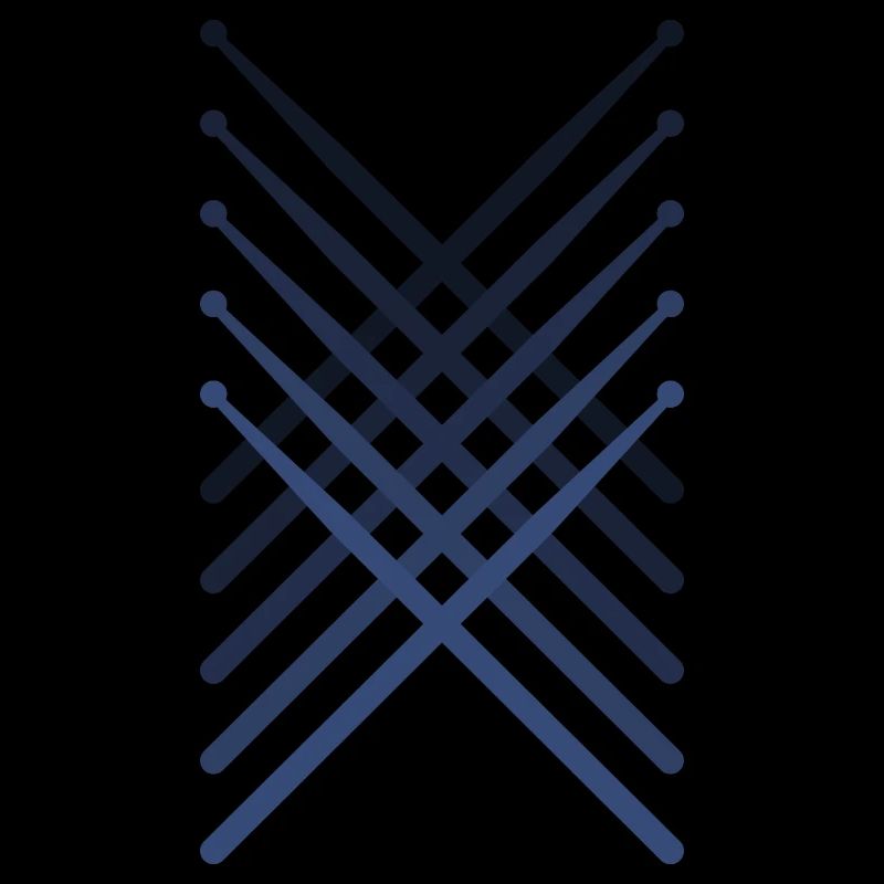Drum Sticks Silhouette