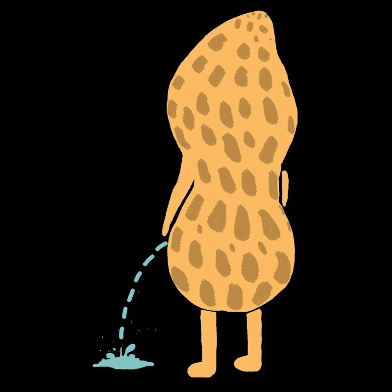 Peenut - peeing peanut
