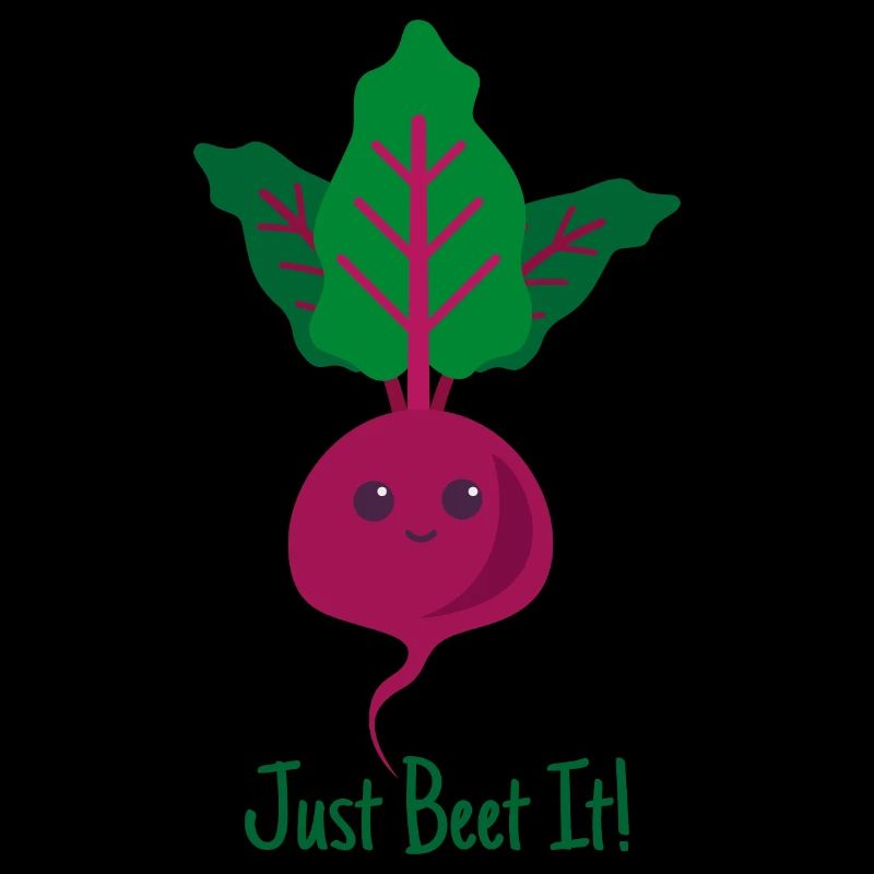Just beet it Geschenk Pflanzen Vegan Spruch