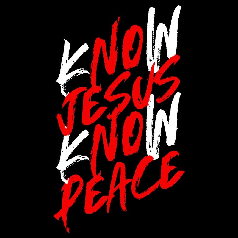 Know Jesus Know Peace kennen - Christliche Kleidung