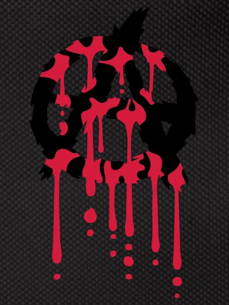 Logo anarchy blood drop