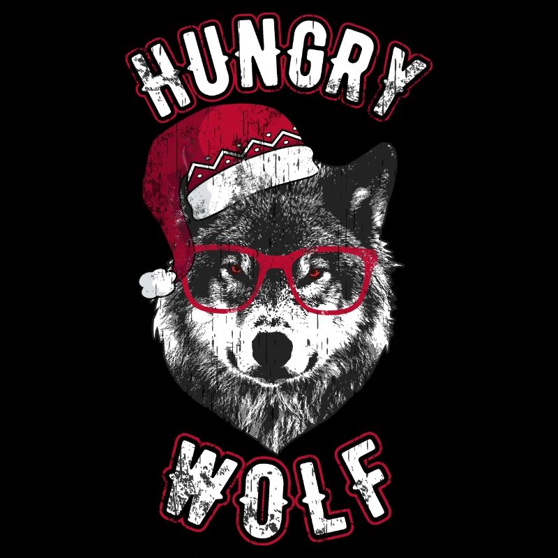 Hungry Wolf – Grumpy Christmas Wolf