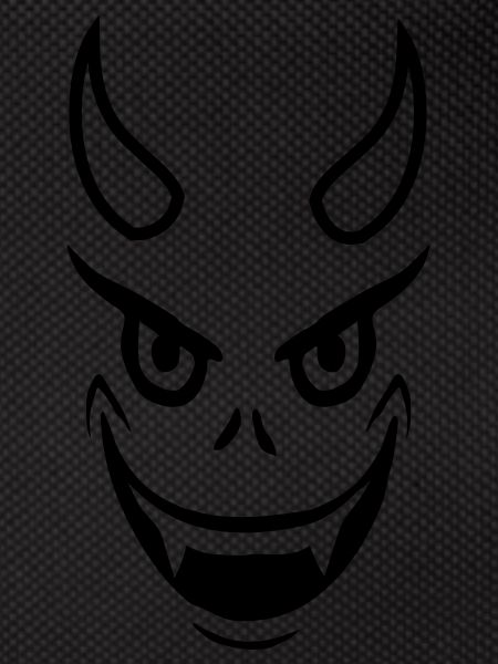 Face Evil Devil Design