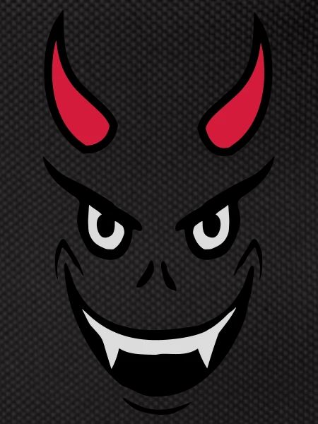 Evil Devil Face Design