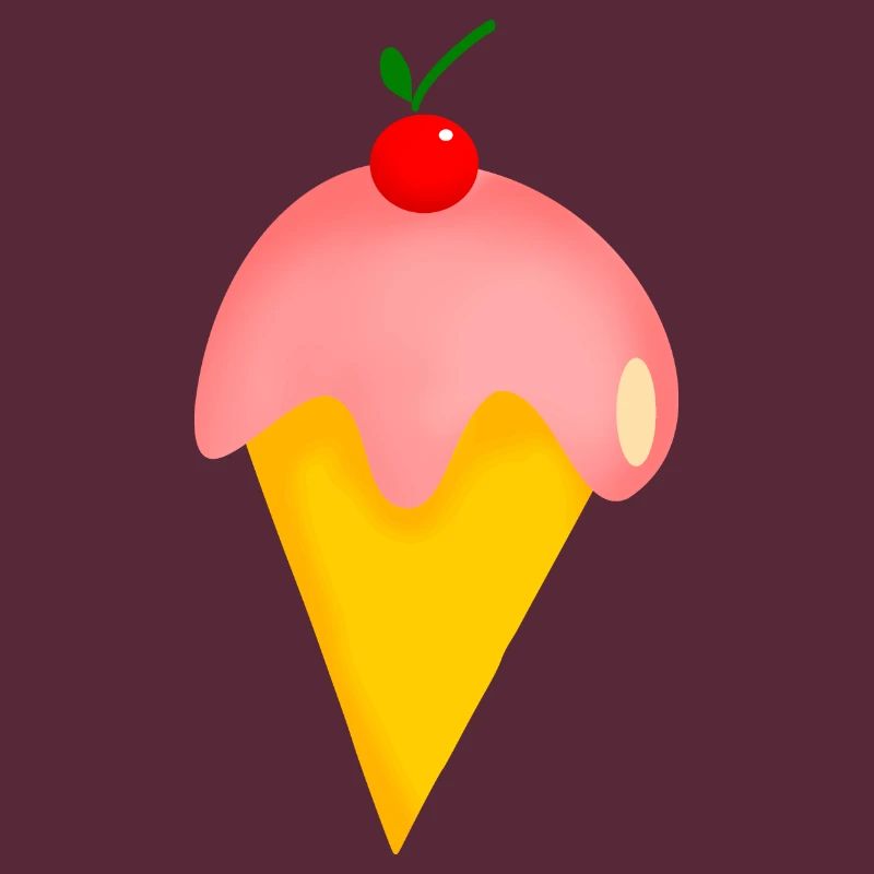 ERDBEERKIRSCH-EISCREME
