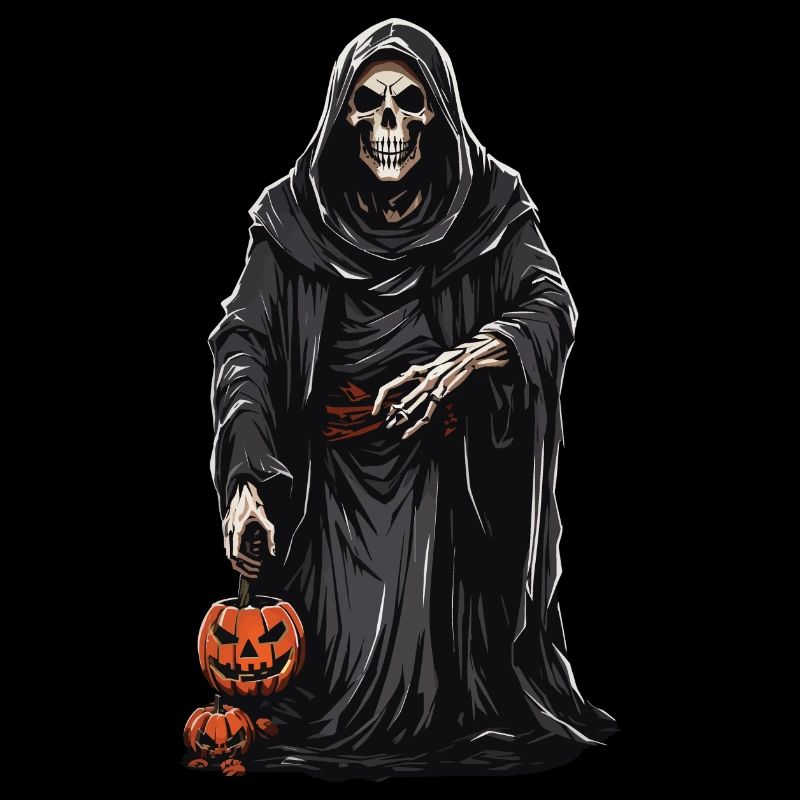 Mort avec la conception de la lanterne de citrouille d’Halloween