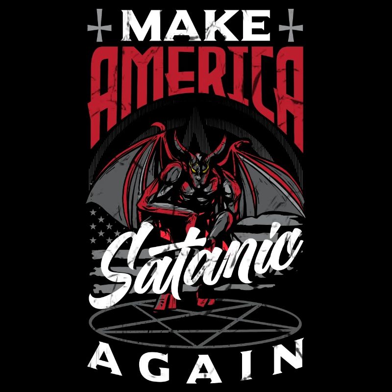 Satan Make America Satanic Again Occult