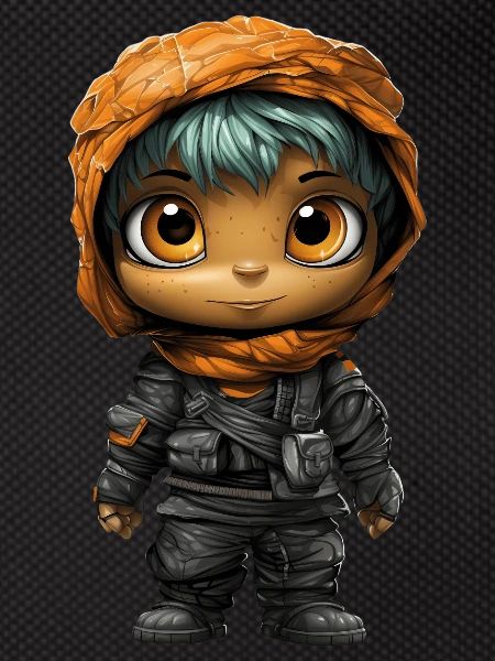 Halloween Spooky Cartoon Mummy