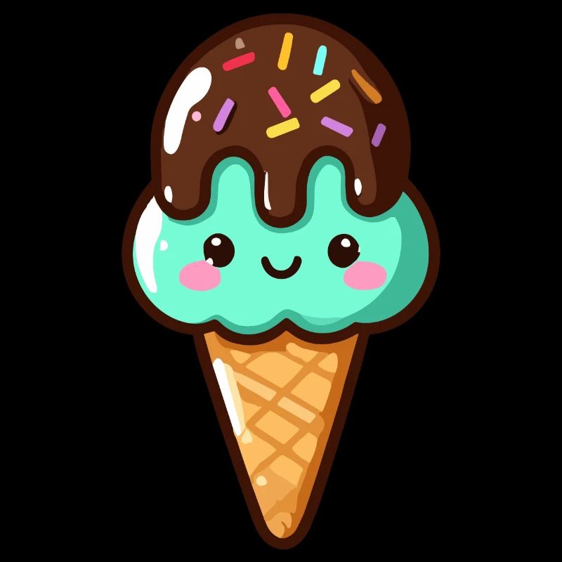 Glace chocolat pistache mignonne