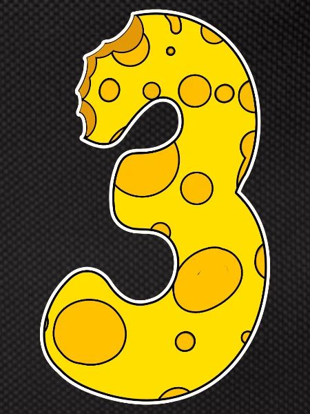 Number 3 - Three - Third