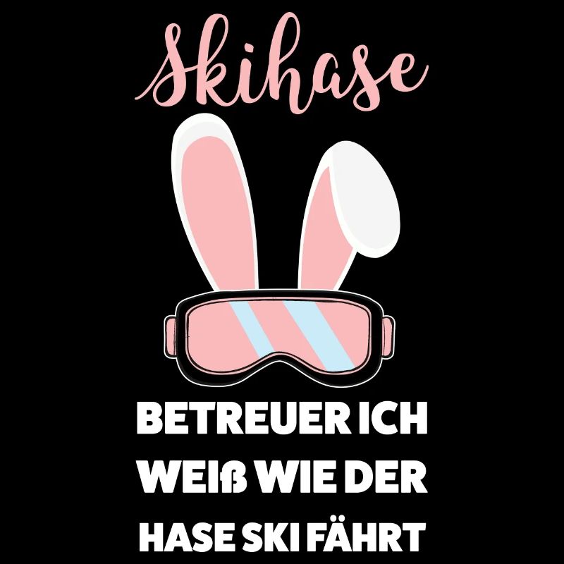 Skihase Apres Ski Skihäschen Geschenk