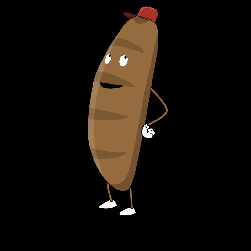 Brotkäppchen Ein Brot mit roter Kappe - Wortspiel