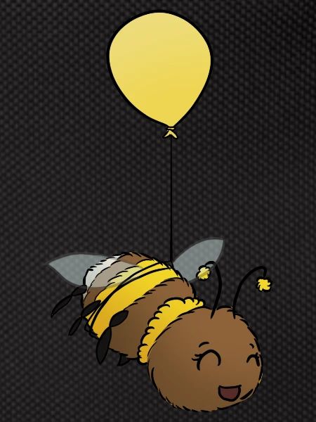 Bumblebee flying