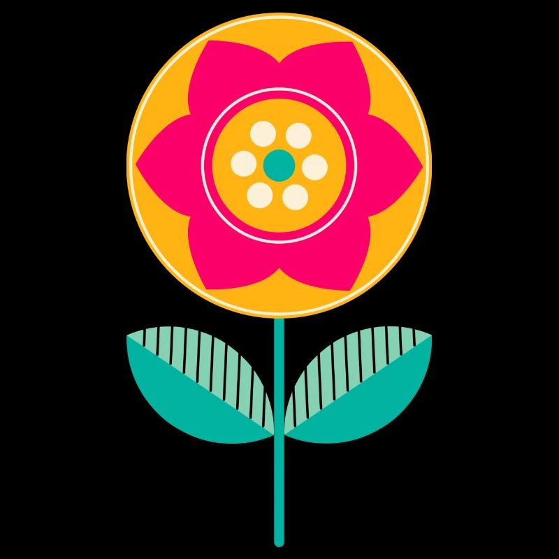 Cute Colorful Flower