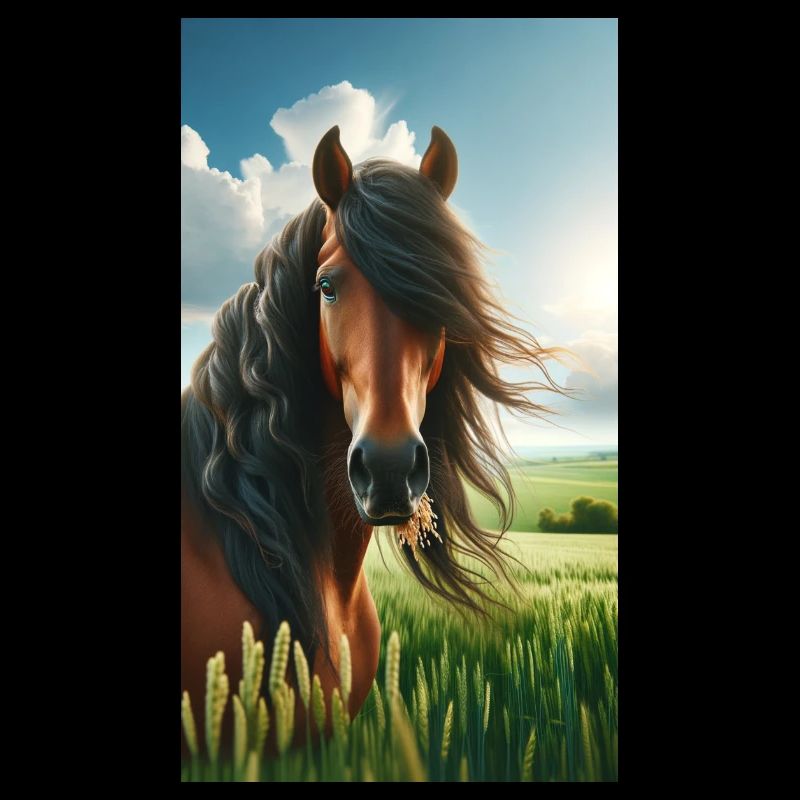 Cheval brun