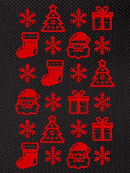 Christmas Icons Pattern