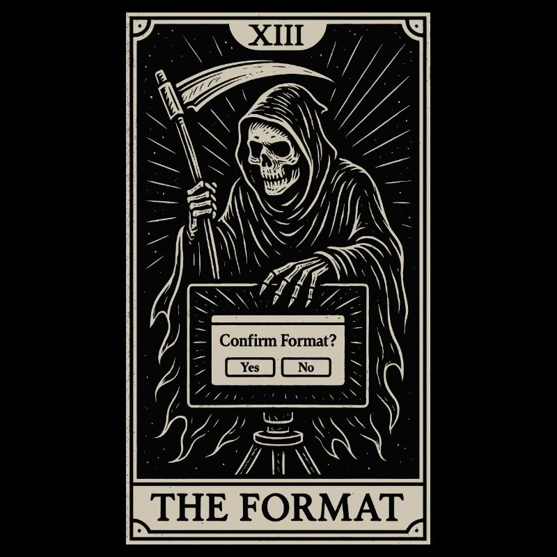 Datafararding Tarot : Mort du format