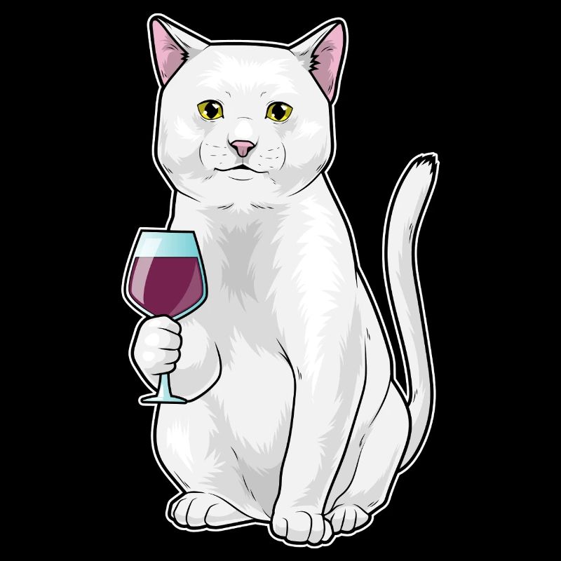 Cat Red Wine
