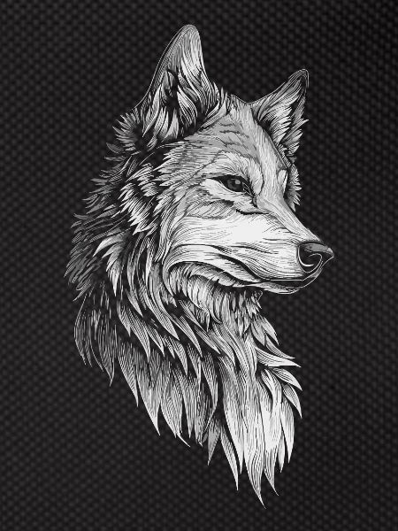 Wolf Head Realistic