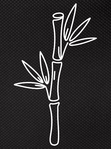 Bamboo Line Art Zen