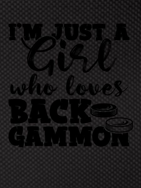 frau liebt backgammon