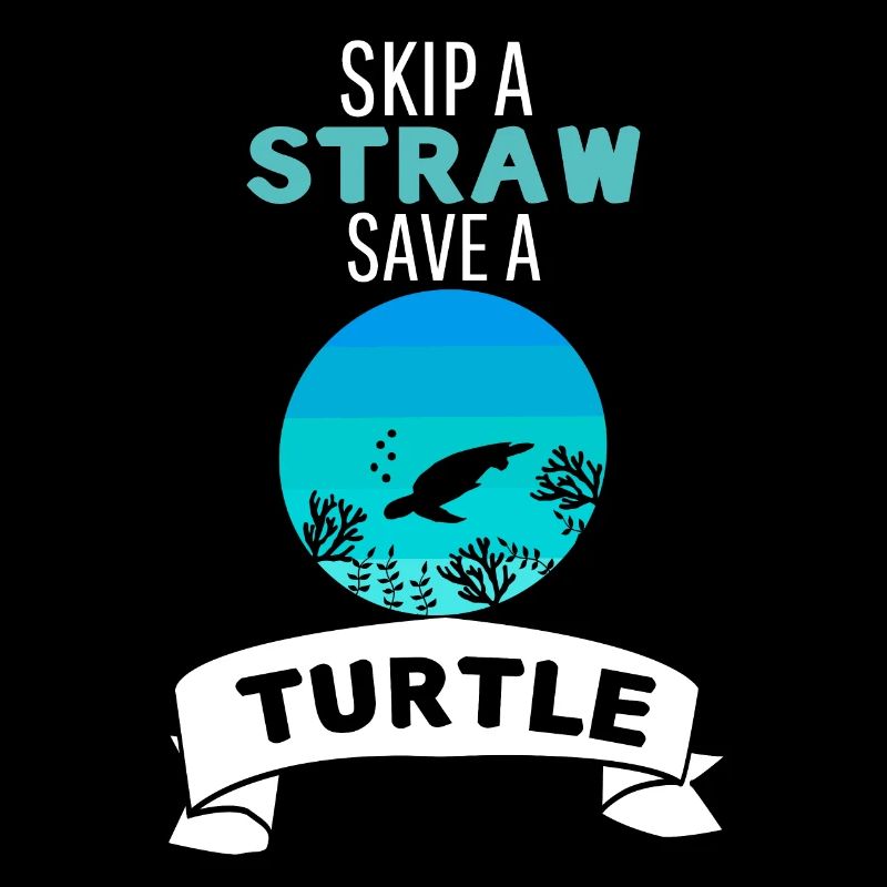 Ocean Animal Lovers Gift Retro Turtle