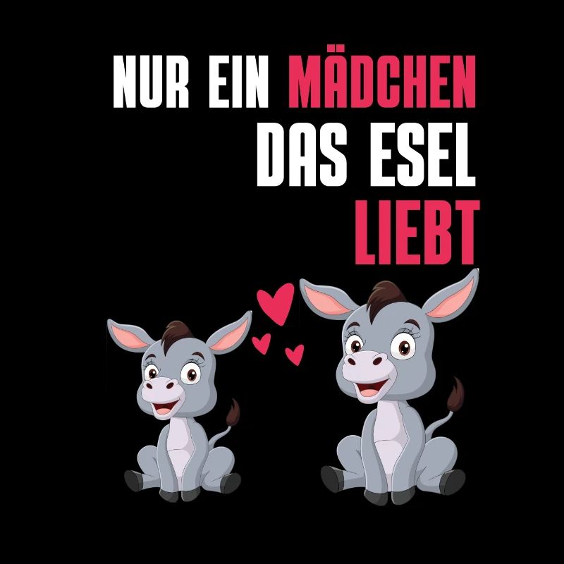 Bauernhof Tier Esel Mädchen Geschenk Esel
