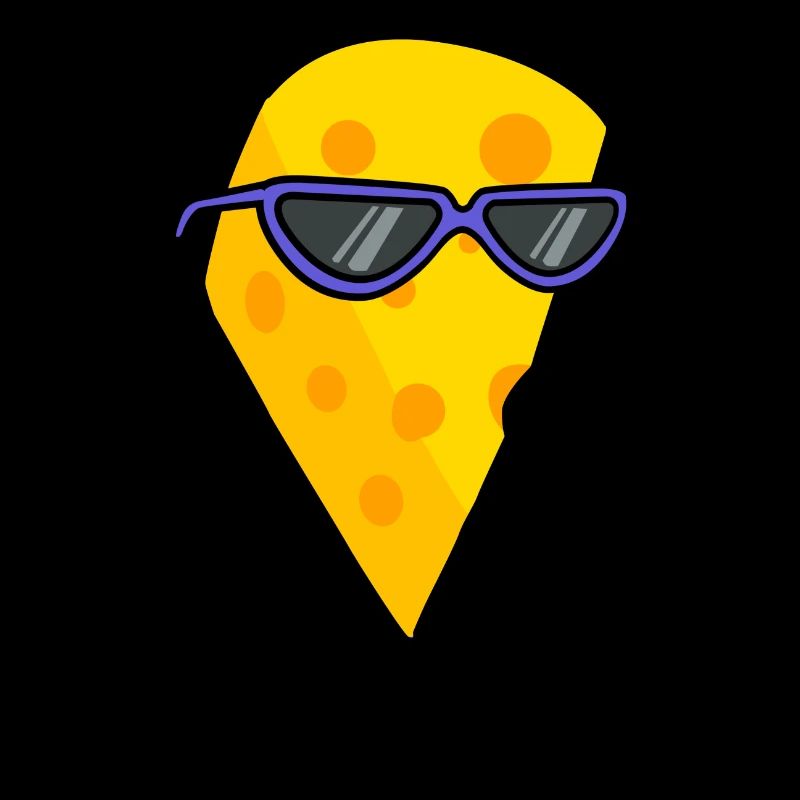 Cheezzle mangeant du fromage, dicton amusant,