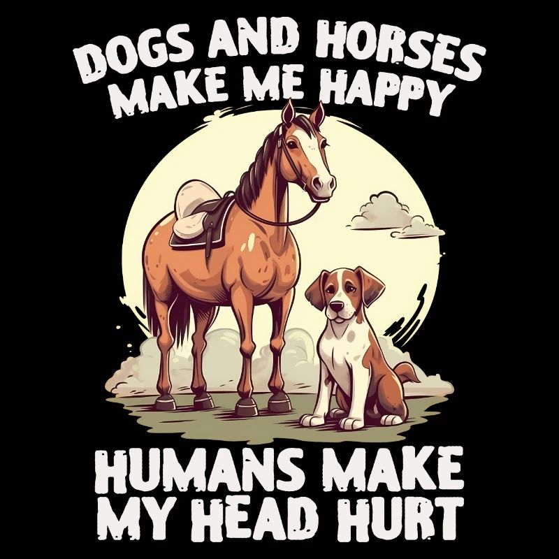 Hunden Und Pferden