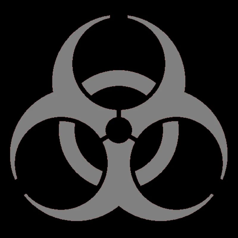 Biohazard Virus Seuche Bio Symbol Zeichen Geschenk