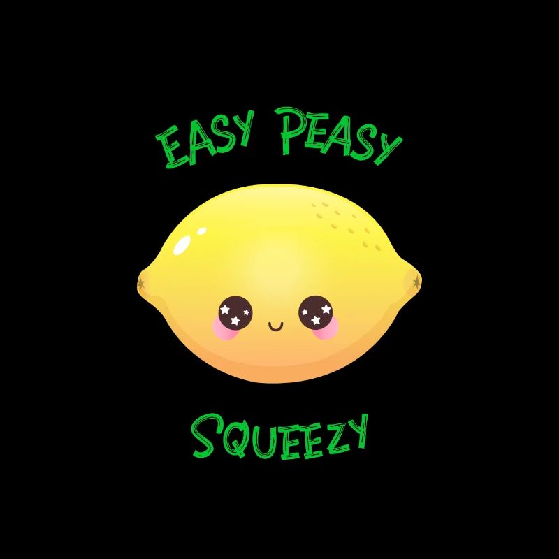 einfaches squeezy Geschenk-Spaß meme T-Shirt der peasy Zitrone