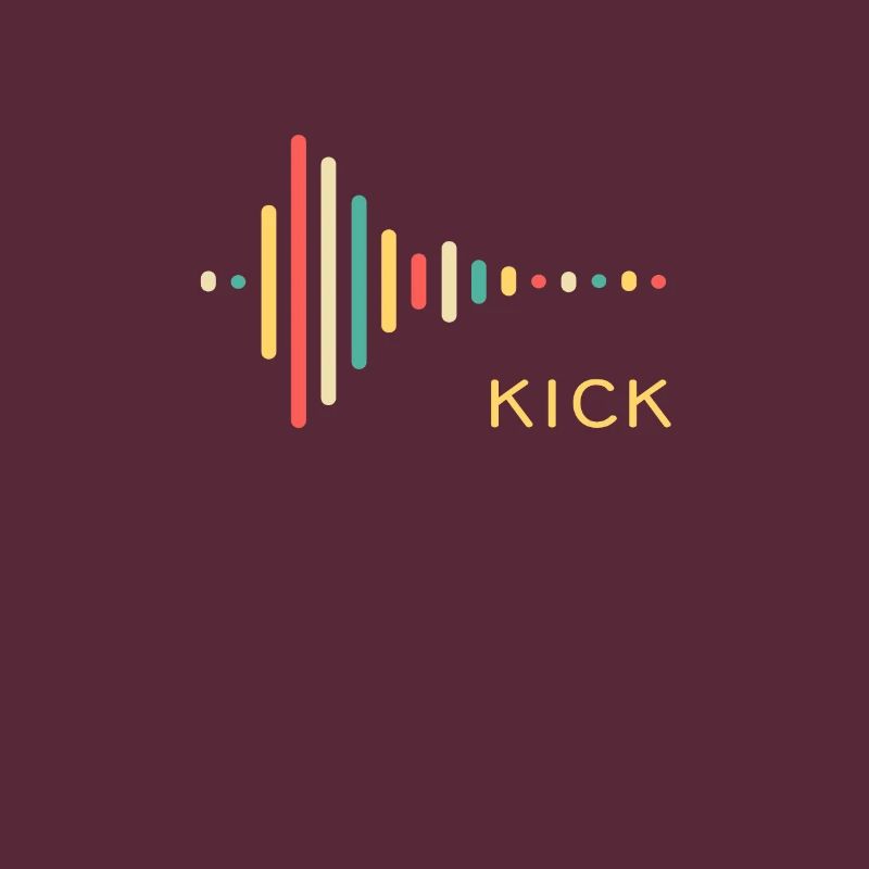 Synthétiseur Kick Drum Studio Audio Wave