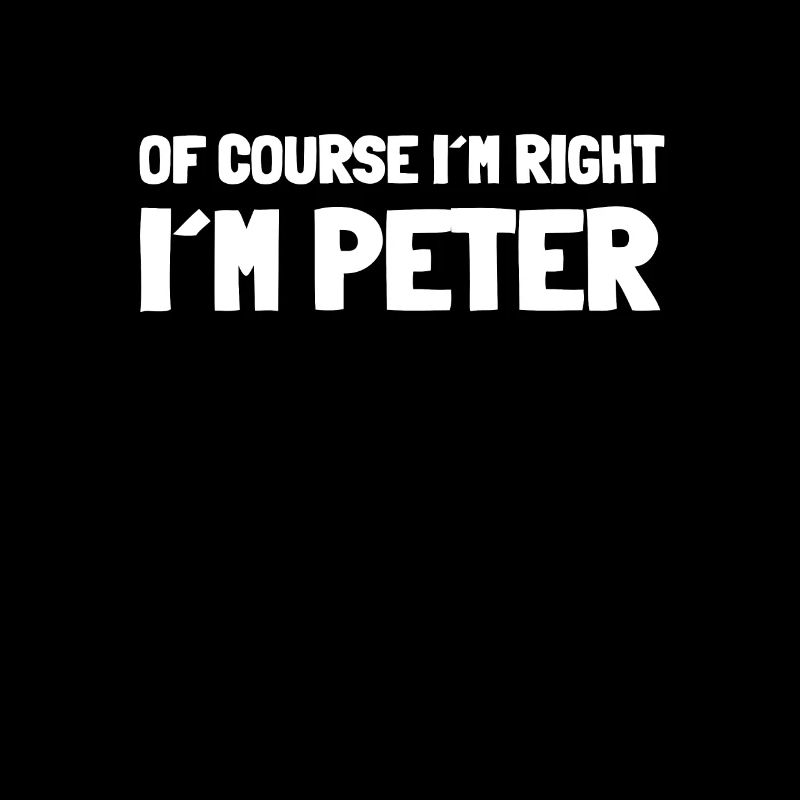 Peter Name Geschenk