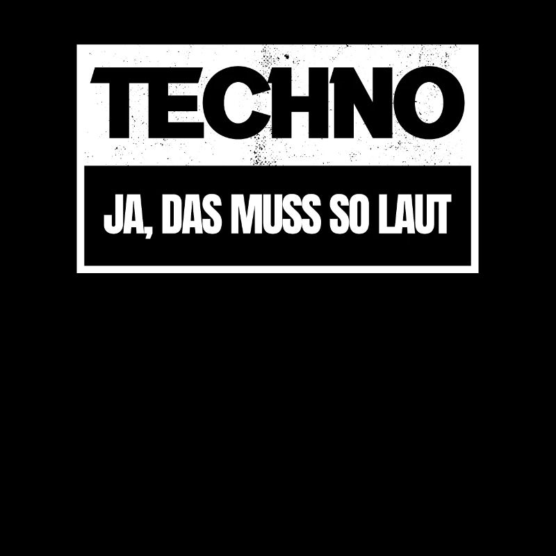 Techno Ja Das Muss So Laut Rave Club Abfahrt Acid