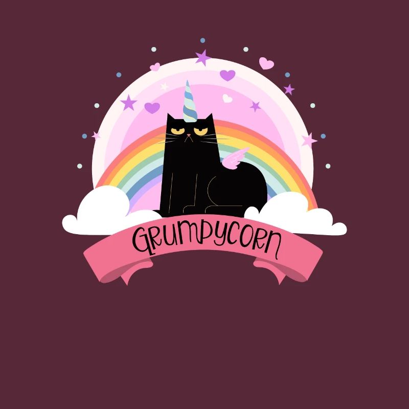 Grumpycorn Grumpy Unicorn Cat