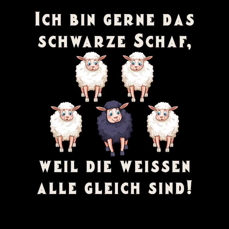 Ich bin gerne das schwarze Schaf