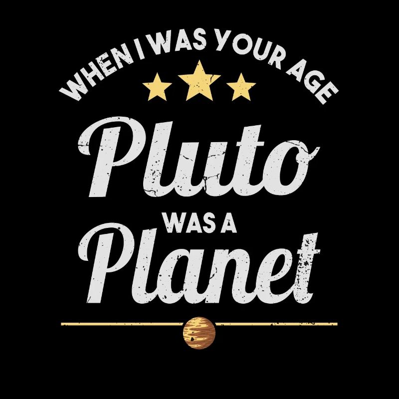 Pluton était une planète Pluton Vintage Planet Pluton