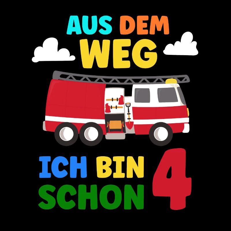 Aus dem Weg Ich bin schon 4 - 4. Geburtstag 4