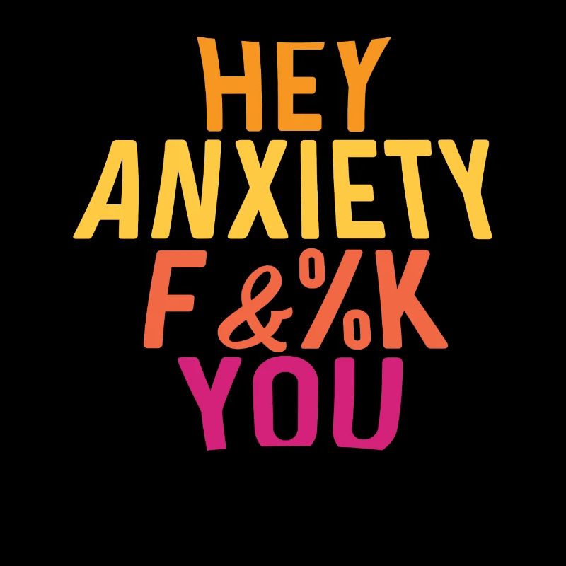 Hey Angst Ängstlich oder ängstlich. Geschenk