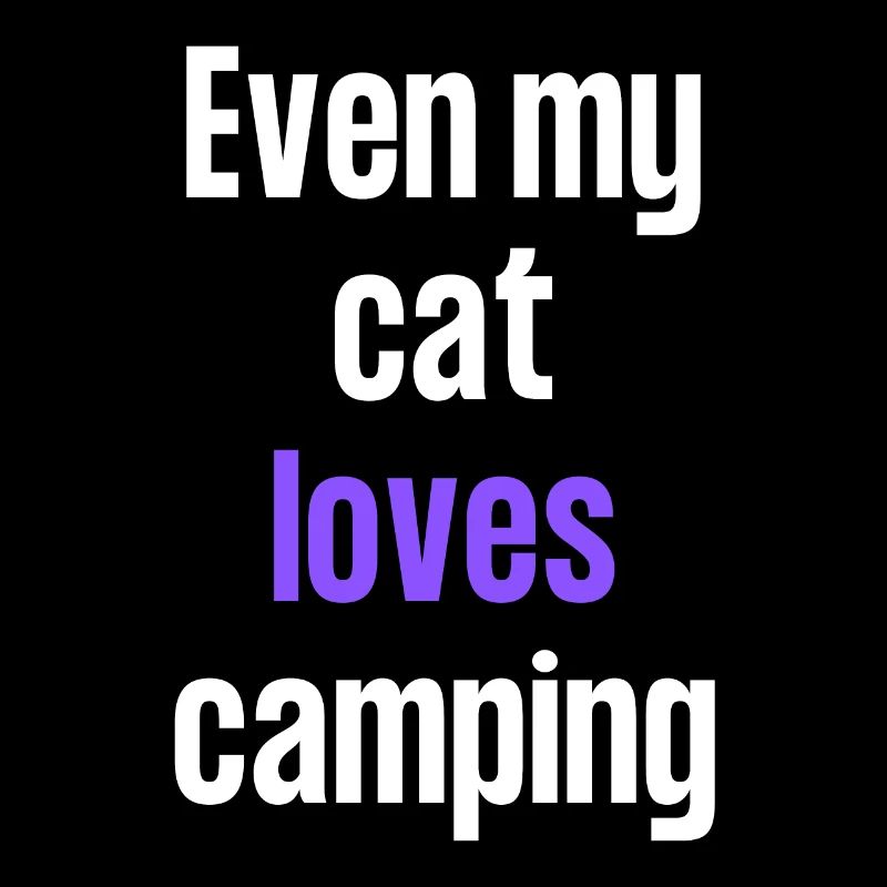 Even my cat loves camping