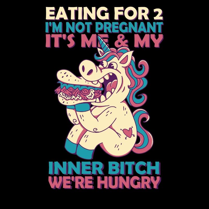 Pour 2 aliments je ne suis pas une licorne enceinte